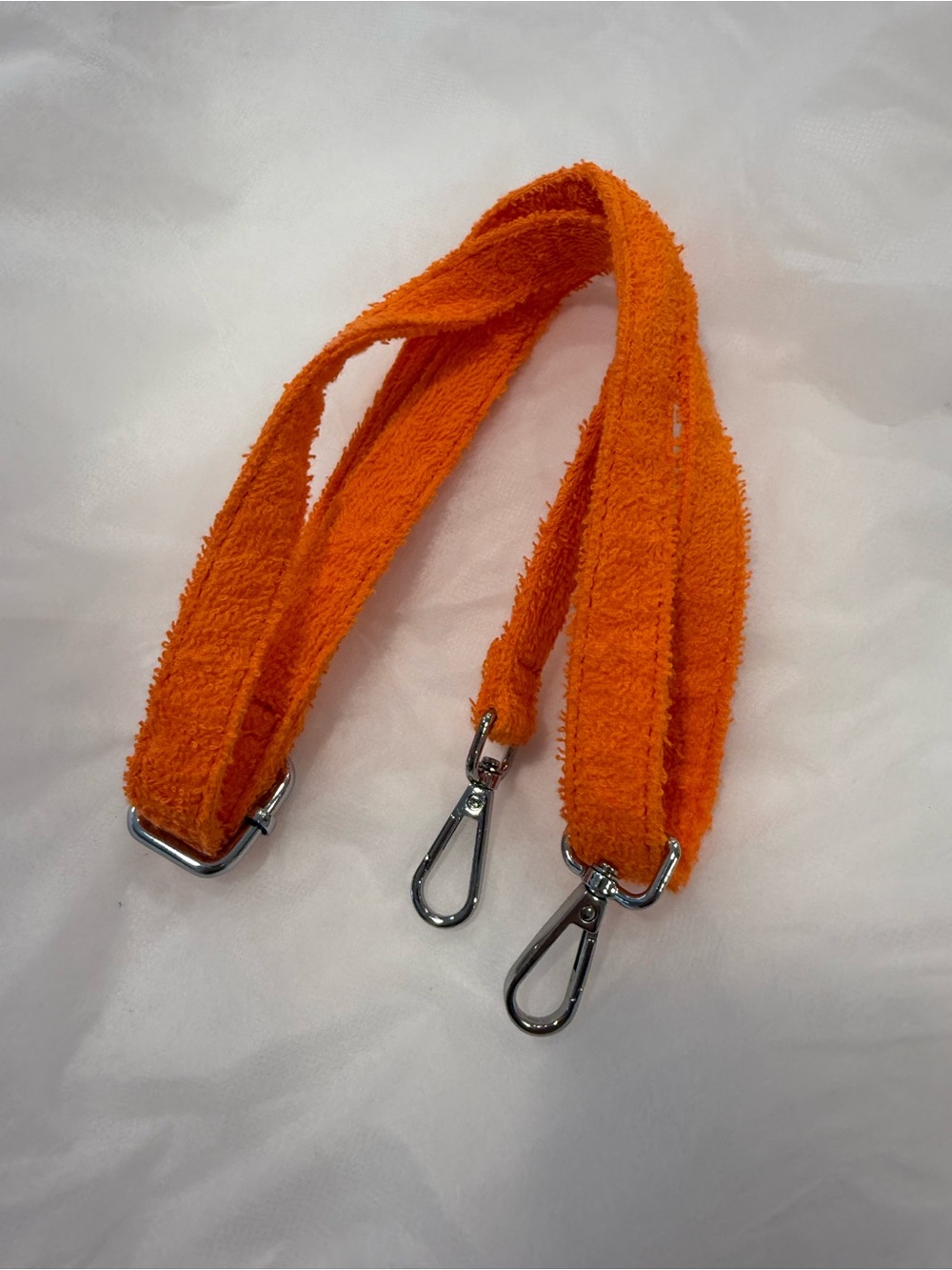 Boatkin Terry Orange Women's Tote Bag with Pink Trim - Picture 3 of 3